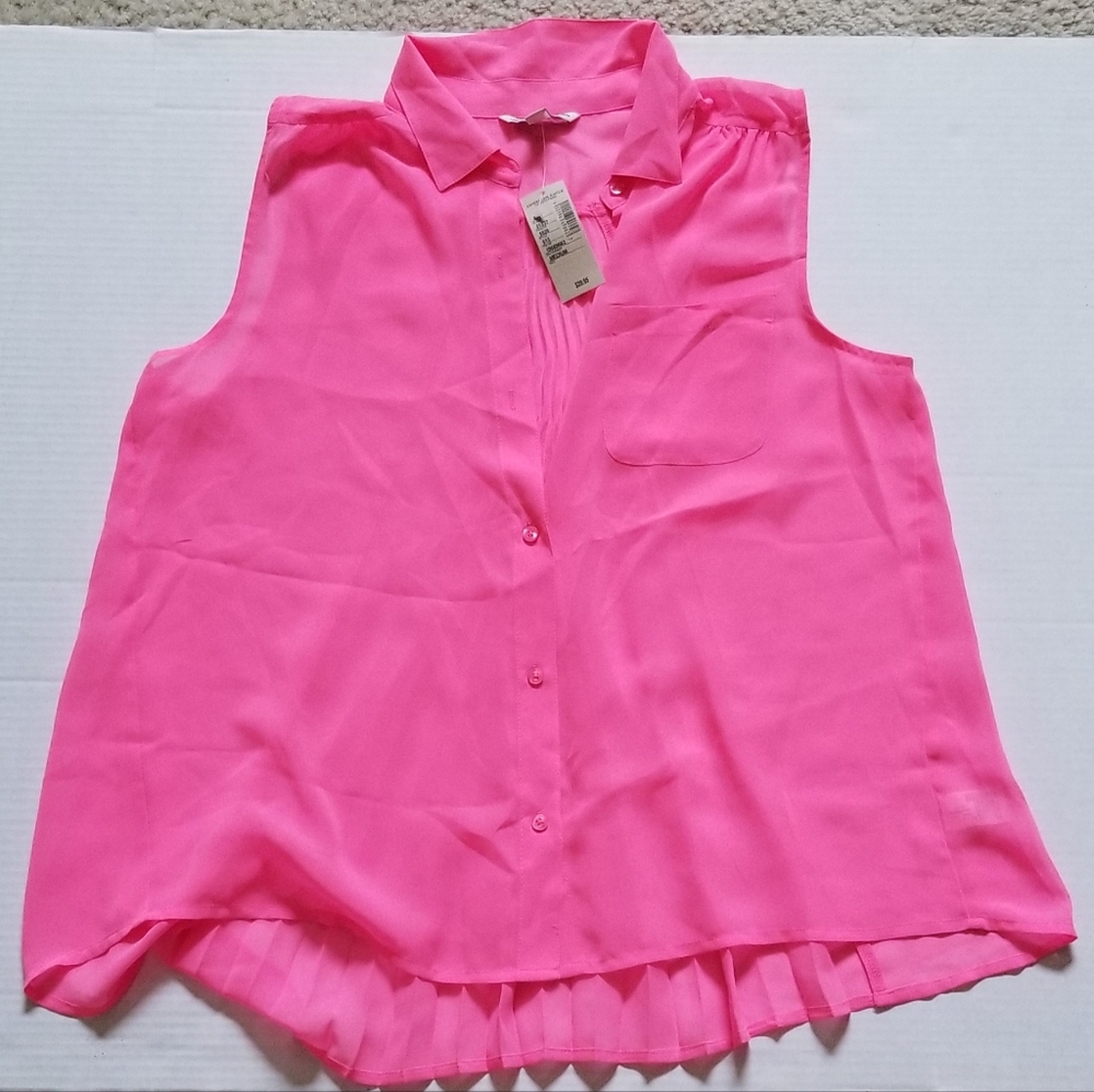 Button Up Tank Top